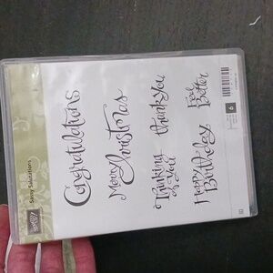 🔹️Stampin'Up! Sassy Salutations stamp set of 6